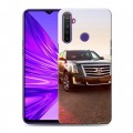 Дизайнерский силиконовый чехол для Realme 5 Cadillac