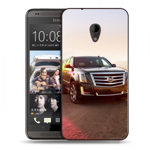 Дизайнерский пластиковый чехол для HTC Desire 700 Cadillac