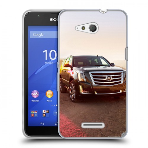 Дизайнерский пластиковый чехол для Sony Xperia E4g Cadillac