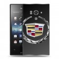 Дизайнерский пластиковый чехол для Sony Xperia acro S Cadillac