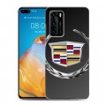 Дизайнерский пластиковый чехол для Huawei P40 Cadillac