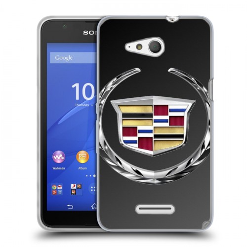 Дизайнерский пластиковый чехол для Sony Xperia E4g Cadillac