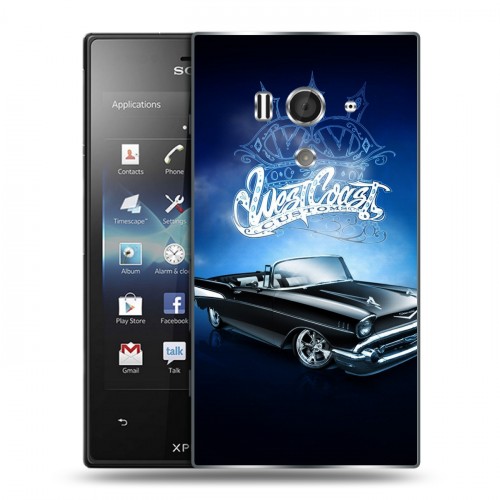 Дизайнерский пластиковый чехол для Sony Xperia acro S Cadillac