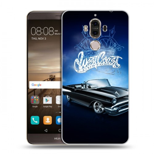 Дизайнерский пластиковый чехол для Huawei Mate 9 Cadillac