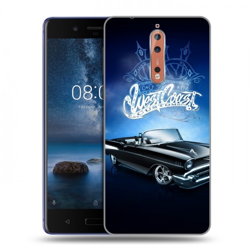 Дизайнерский пластиковый чехол для Nokia 8 Cadillac