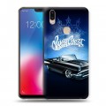 Дизайнерский пластиковый чехол для Vivo V9 Cadillac