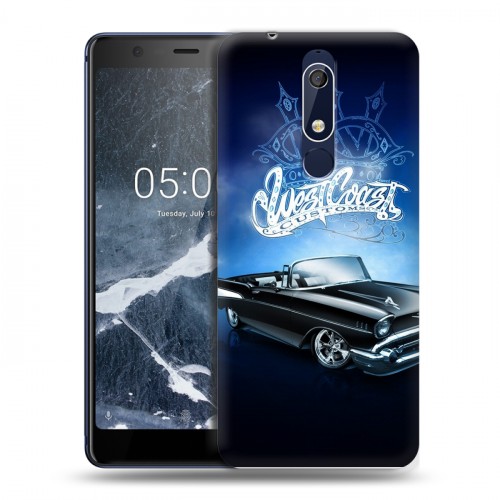 Дизайнерский пластиковый чехол для Nokia 5.1 Cadillac