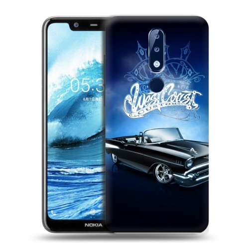 Дизайнерский пластиковый чехол для Nokia 5.1 Plus Cadillac