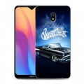 Дизайнерский силиконовый с усиленными углами чехол для Xiaomi RedMi 8A Cadillac