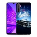 Дизайнерский силиконовый чехол для Realme 5 Cadillac