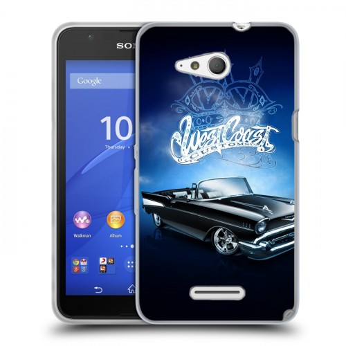 Дизайнерский пластиковый чехол для Sony Xperia E4g Cadillac