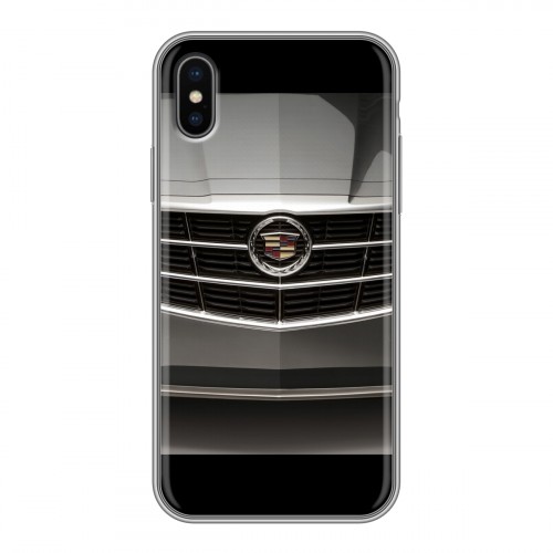 Дизайнерский силиконовый чехол для Iphone x10 Cadillac