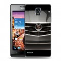 Дизайнерский пластиковый чехол для Huawei Ascend P1 Cadillac