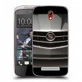 Дизайнерский пластиковый чехол для HTC Desire 500 Cadillac