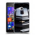 Дизайнерский пластиковый чехол для Microsoft Lumia 540 Chevrolet