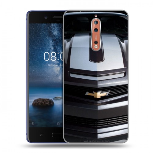 Дизайнерский пластиковый чехол для Nokia 8 Chevrolet