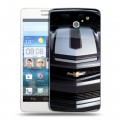 Дизайнерский пластиковый чехол для Huawei Ascend D2 Chevrolet