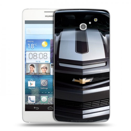 Дизайнерский пластиковый чехол для Huawei Ascend D2 Chevrolet