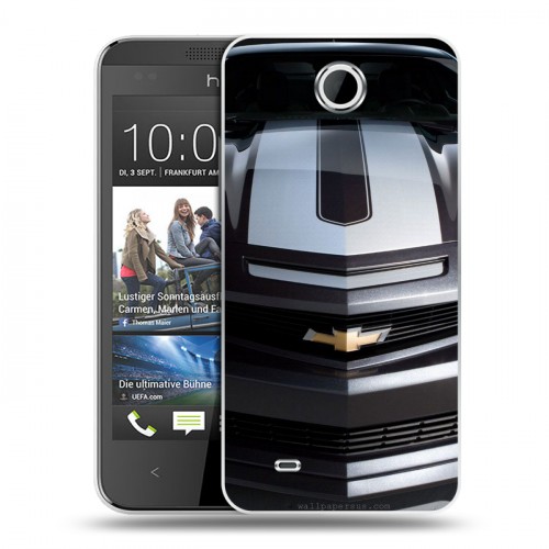 Дизайнерский силиконовый чехол для HTC Desire 300 Chevrolet