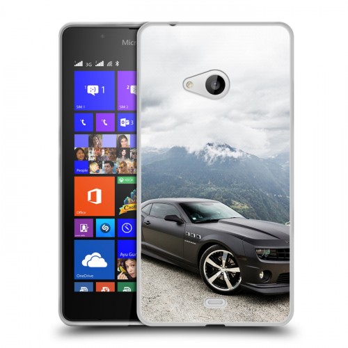 Дизайнерский пластиковый чехол для Microsoft Lumia 540 Chevrolet