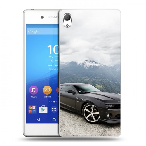 Дизайнерский пластиковый чехол для Sony Xperia Z3+ Chevrolet