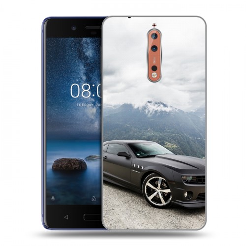 Дизайнерский пластиковый чехол для Nokia 8 Chevrolet