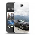 Дизайнерский пластиковый чехол для HTC Desire 300 Chevrolet