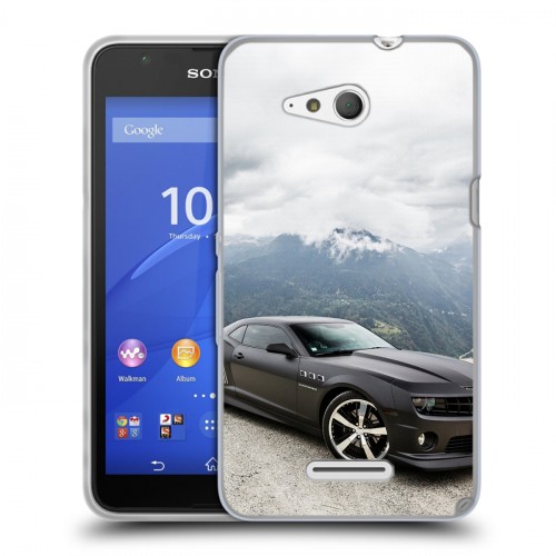 Дизайнерский пластиковый чехол для Sony Xperia E4g Chevrolet