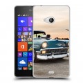 Дизайнерский пластиковый чехол для Microsoft Lumia 540 Chevrolet