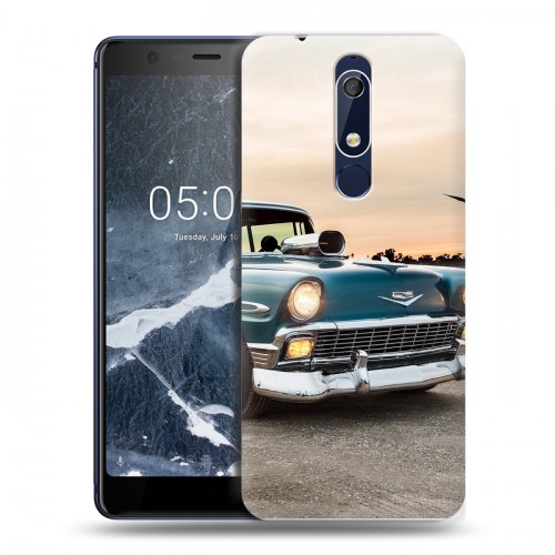 Дизайнерский пластиковый чехол для Nokia 5.1 Chevrolet