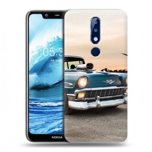 Дизайнерский силиконовый чехол для Nokia 5.1 Plus Chevrolet