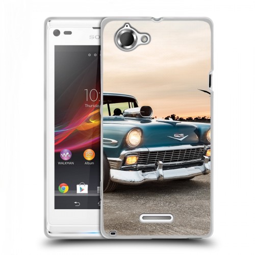 Дизайнерский пластиковый чехол для Sony Xperia L Chevrolet