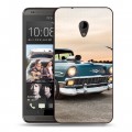 Дизайнерский пластиковый чехол для HTC Desire 700 Chevrolet