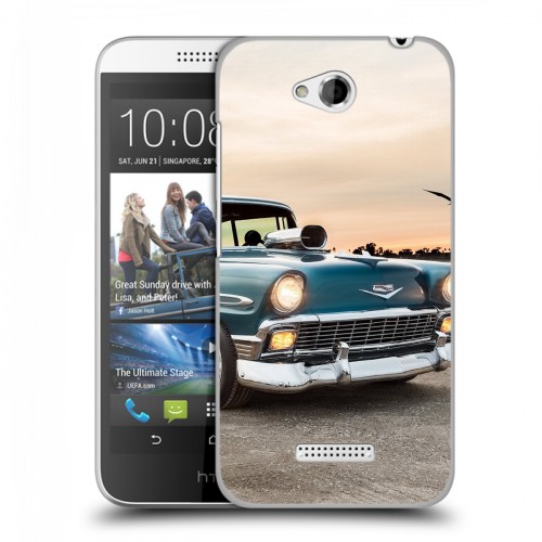 Дизайнерский пластиковый чехол для HTC Desire 616 Chevrolet