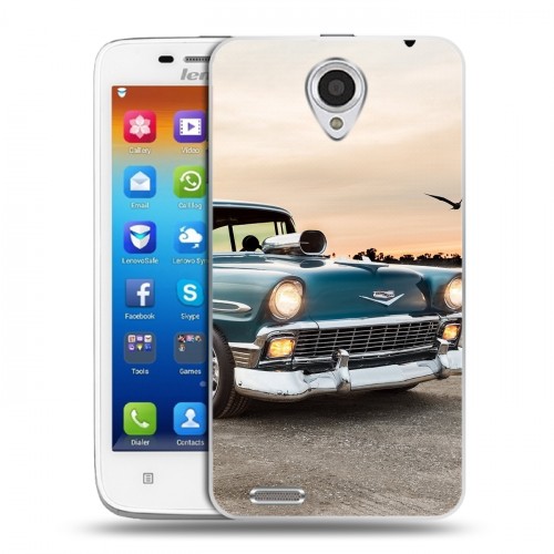 Дизайнерский пластиковый чехол для Lenovo S650 Ideaphone Chevrolet