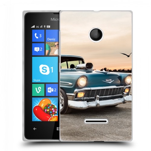 Дизайнерский пластиковый чехол для Microsoft Lumia 435 Chevrolet