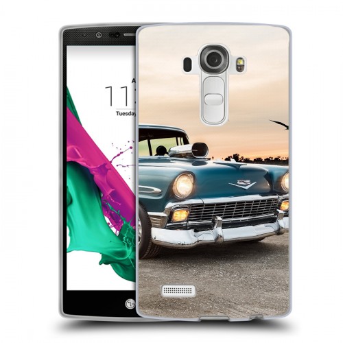 Дизайнерский пластиковый чехол для LG G4 Chevrolet