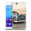 Дизайнерский пластиковый чехол для Sony Xperia C4 Chevrolet