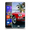 Дизайнерский пластиковый чехол для Microsoft Lumia 540 Chevrolet