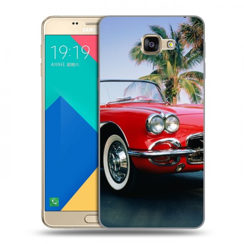 Дизайнерский силиконовый чехол для Samsung Galaxy A9 Chevrolet