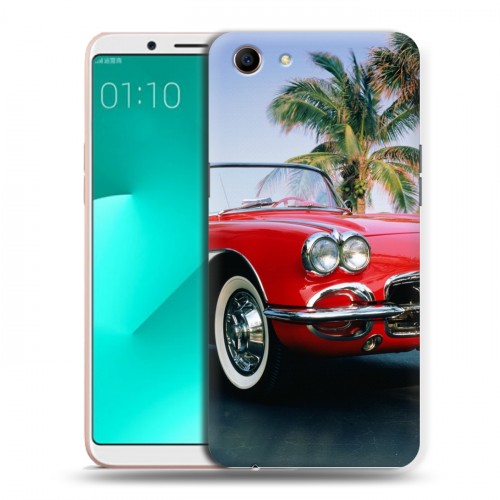 Дизайнерский пластиковый чехол для OPPO A83 Chevrolet