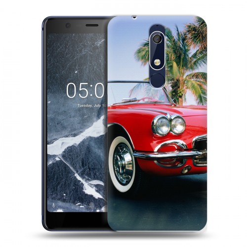 Дизайнерский пластиковый чехол для Nokia 5.1 Chevrolet