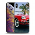 Дизайнерский силиконовый чехол для Iphone Xs Max Chevrolet