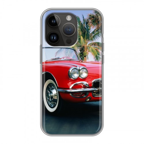 Дизайнерский силиконовый чехол для Iphone 14 Pro Chevrolet