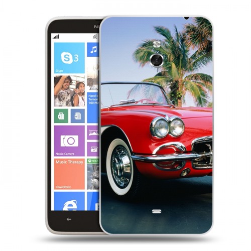 Дизайнерский пластиковый чехол для Nokia Lumia 1320 Chevrolet