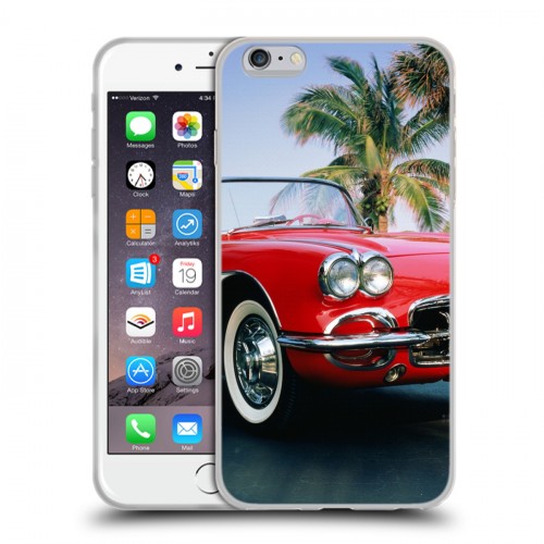 Дизайнерский силиконовый чехол для Iphone 6 Plus/6s Plus Chevrolet