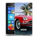 Дизайнерский пластиковый чехол для Microsoft Lumia 435 Chevrolet