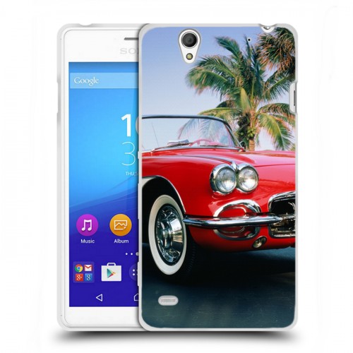 Дизайнерский пластиковый чехол для Sony Xperia C4 Chevrolet