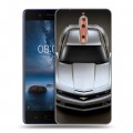 Дизайнерский пластиковый чехол для Nokia 8 Chevrolet