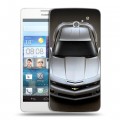 Дизайнерский пластиковый чехол для Huawei Ascend D2 Chevrolet